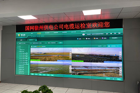 LCD液晶拼接單元-江蘇國(guó)網(wǎng)某市電纜運(yùn)檢室項(xiàng)目